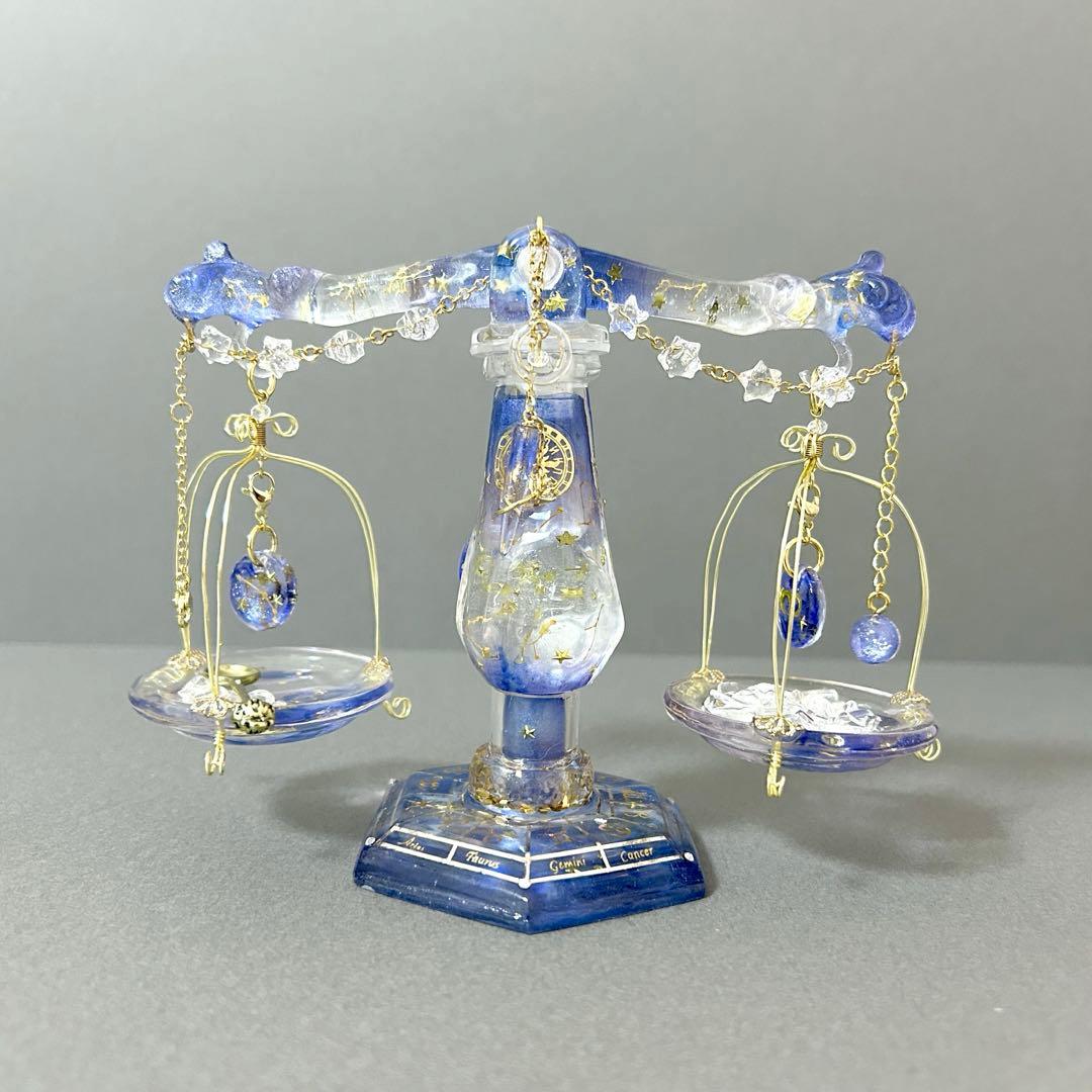 牡羊座さんのための星座の天秤　アクセサリー付き　持ち運びok組み立て式天秤