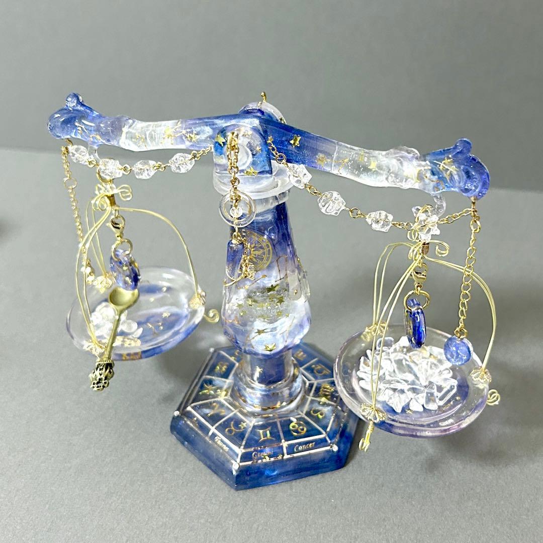 牡羊座さんのための星座の天秤　アクセサリー付き　持ち運びok組み立て式天秤