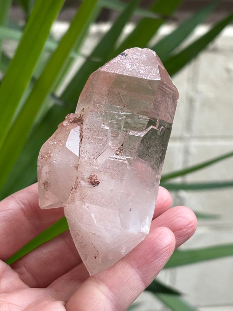 インド　マニカラン水晶　ダブルポイント　278g 両剣水晶　力強さ　天然石