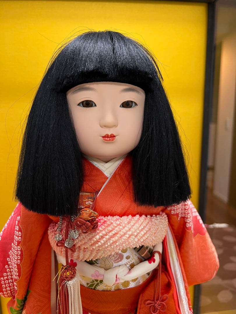 値下げ！！【美品】市松人形（ケース有）　元賀章介作