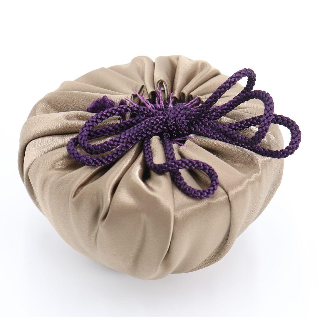 板谷波山作 辰砂茶碗 裏千家十四代 淡々斎書付　仕覆付　SO102