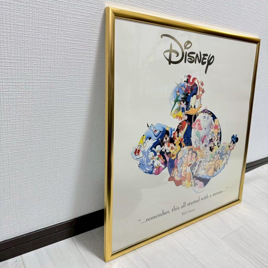 【限定品】ディズニー ミッキー ポスター 額付き レア コレクション