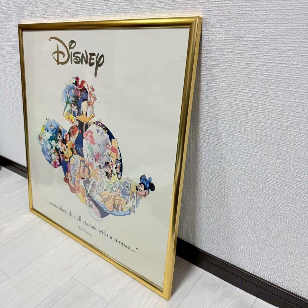 【限定品】ディズニー ミッキー ポスター 額付き レア コレクション