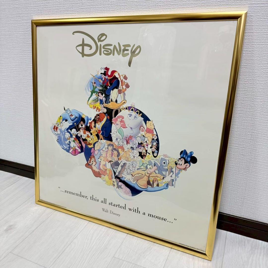 【限定品】ディズニー ミッキー ポスター 額付き レア コレクション