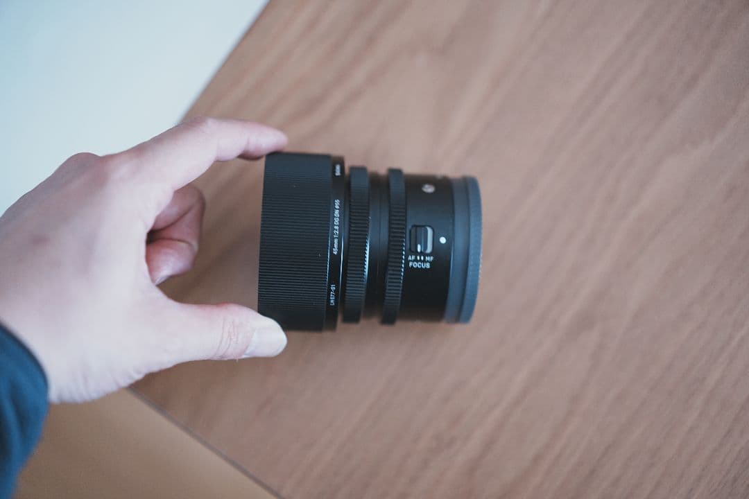 sigma 45mm f2.8 Eマウント　sony