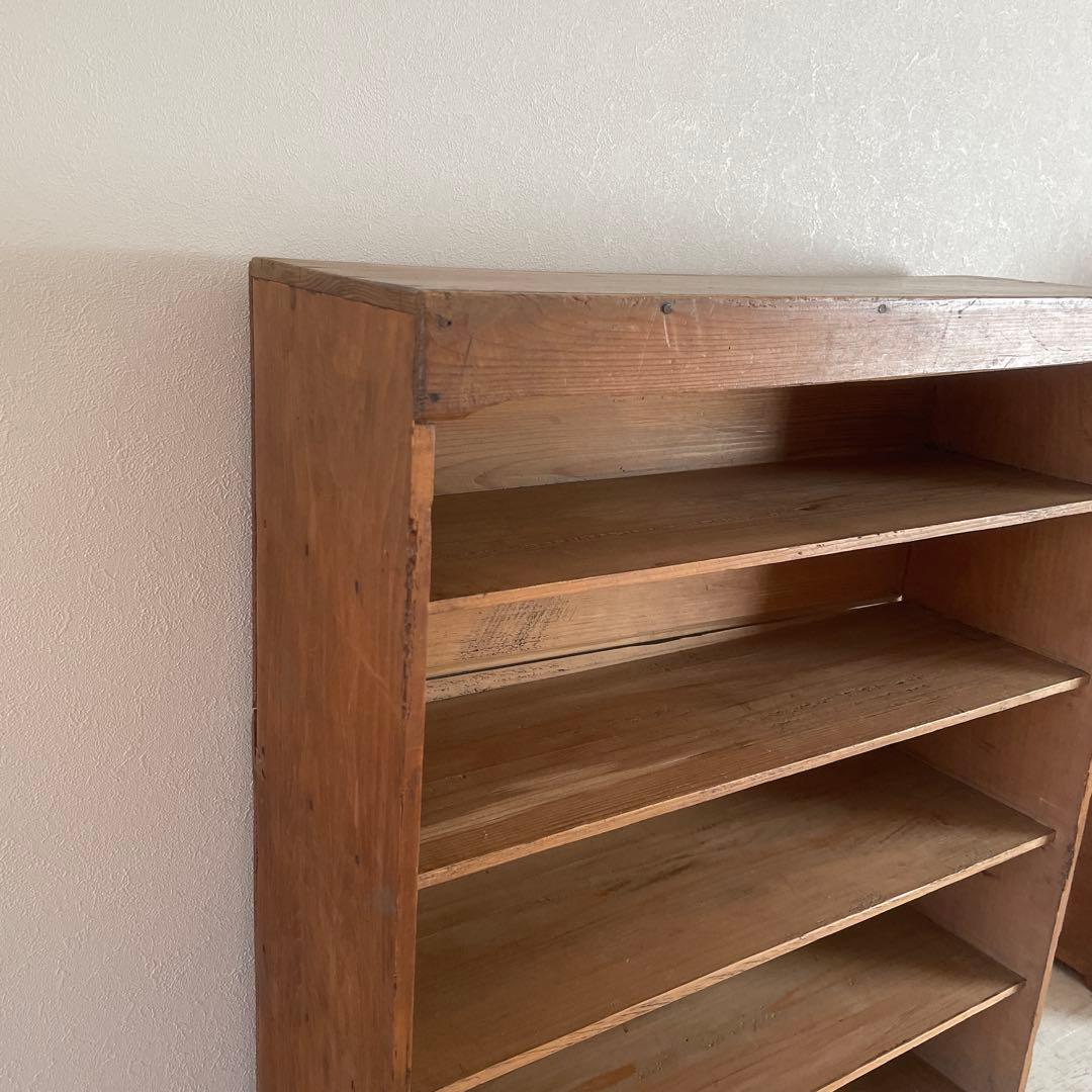 古道具　本棚 5段