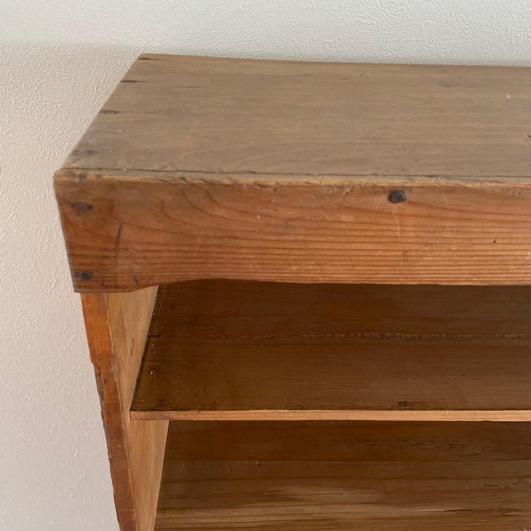 古道具　本棚 5段