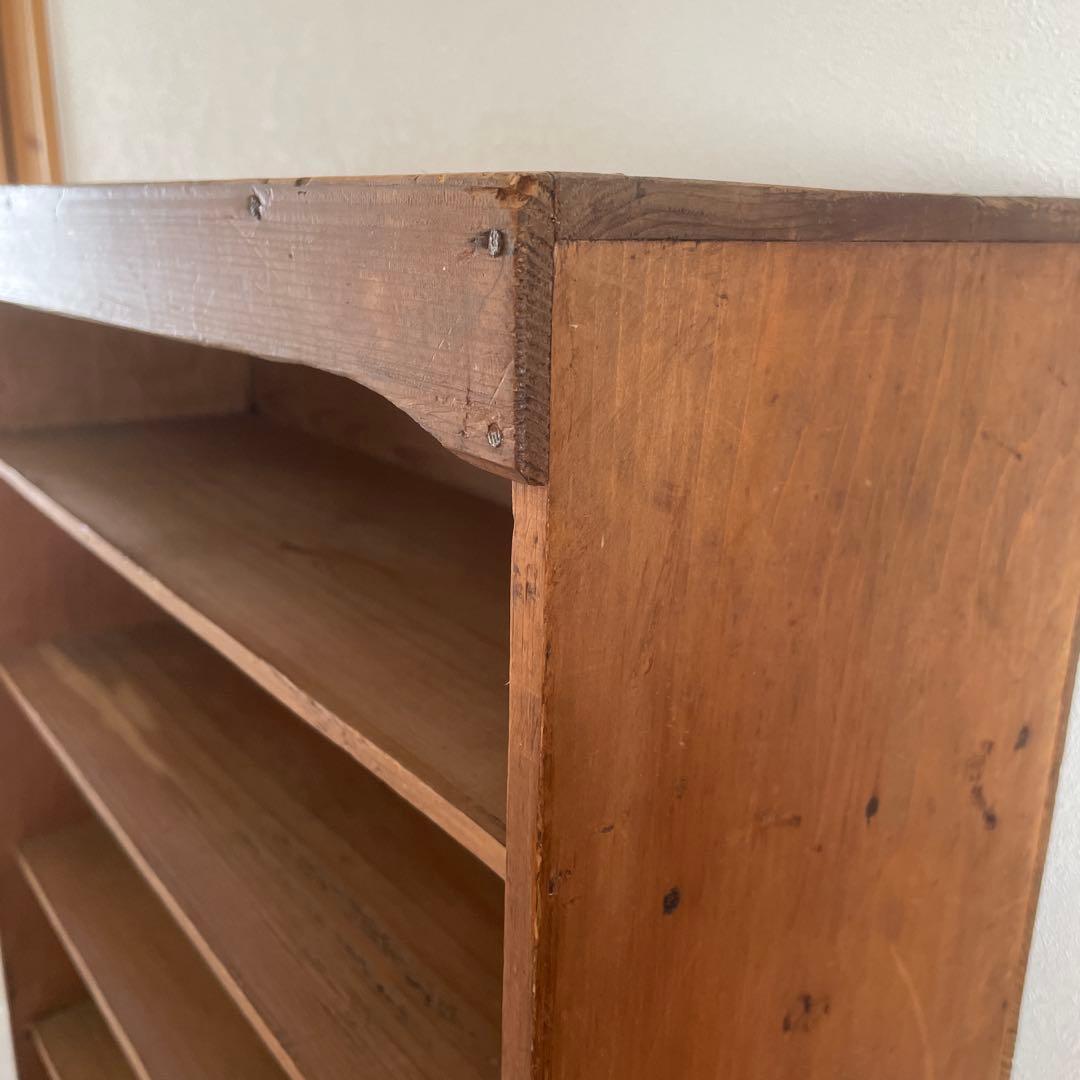 古道具　本棚 5段