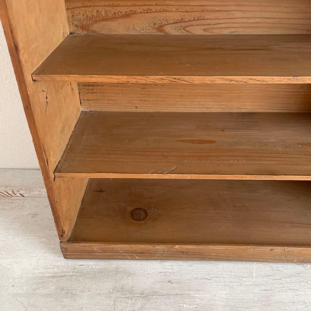 古道具　本棚 5段