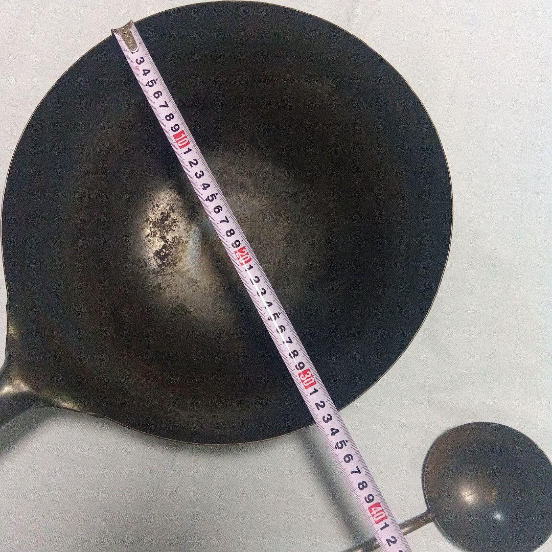 鉄製 中華鍋 88 お玉付き