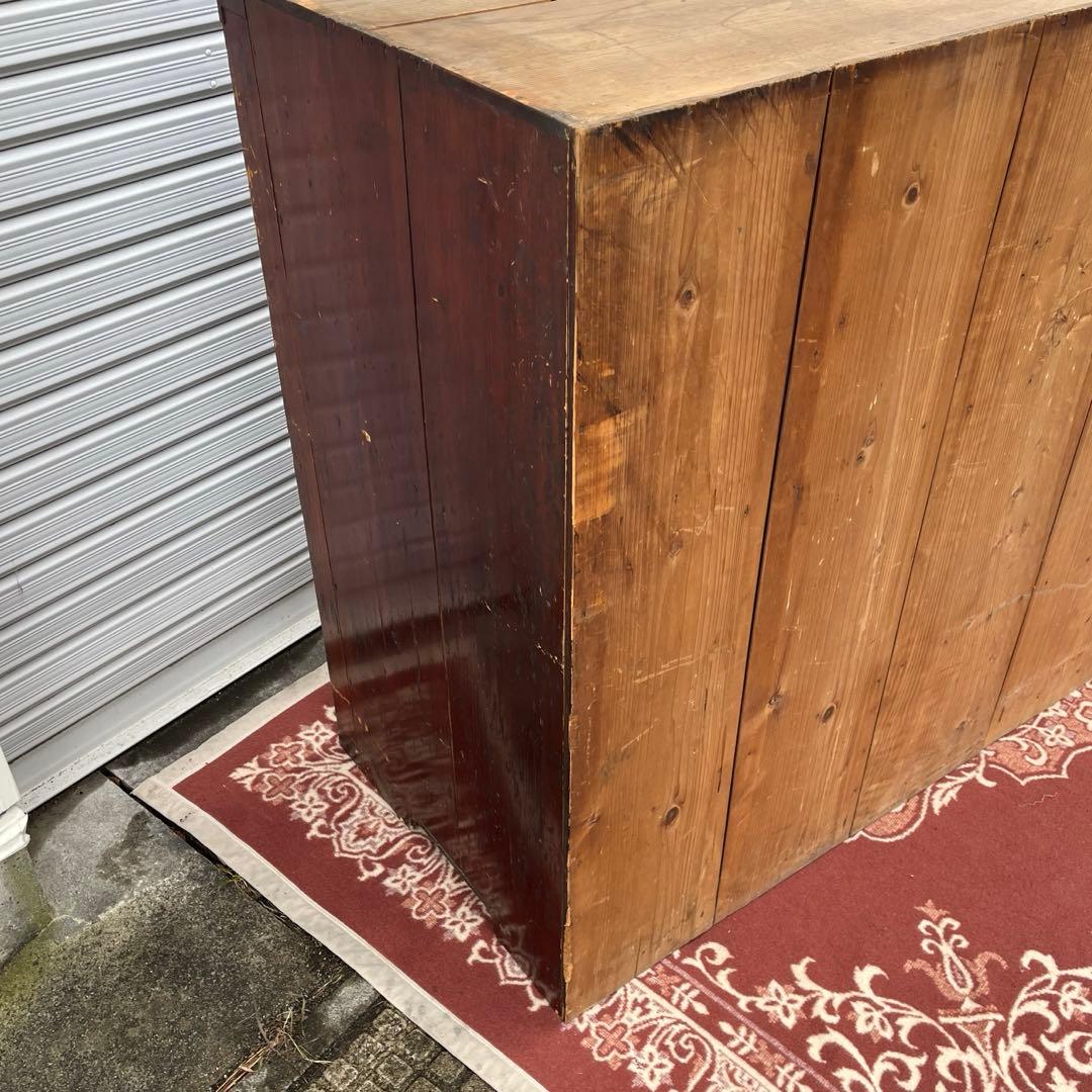 アンティーク古家具◼︎大型サイズ 木製家具 食器棚 本棚 水屋箪笥