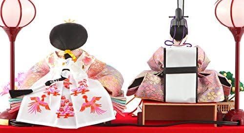 定価8万 雛人形 コンパクト ひな人形 雛 ケース飾 親王飾り 清玉作 芥子親王