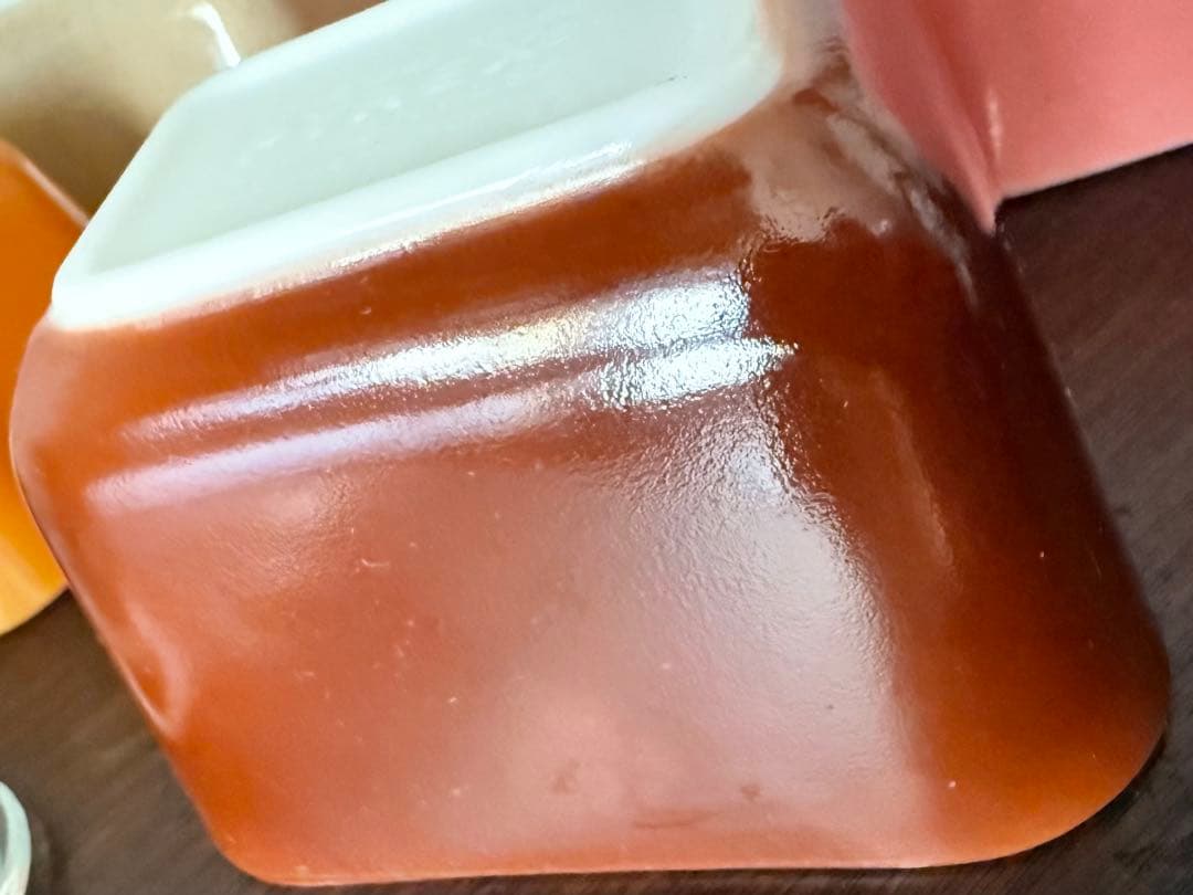 オールドパイレックス リフ5個セット レフリジレーター ヴィンテージ