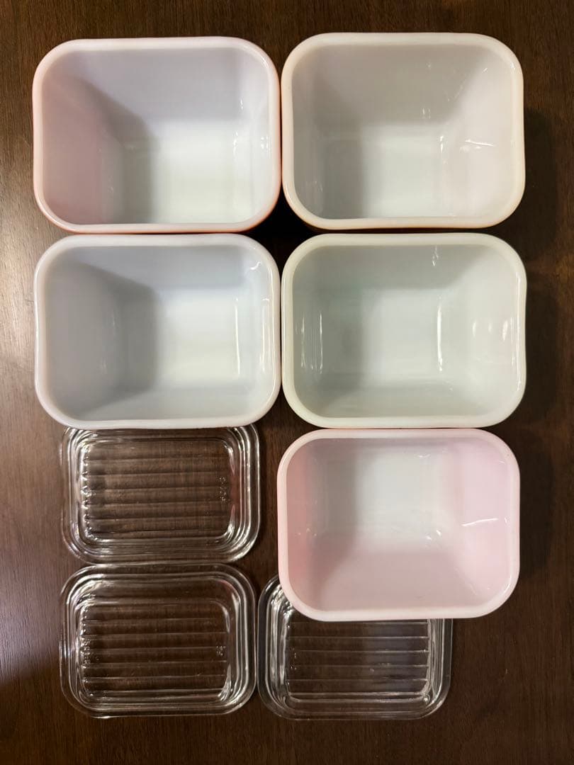 オールドパイレックス リフ5個セット レフリジレーター ヴィンテージ