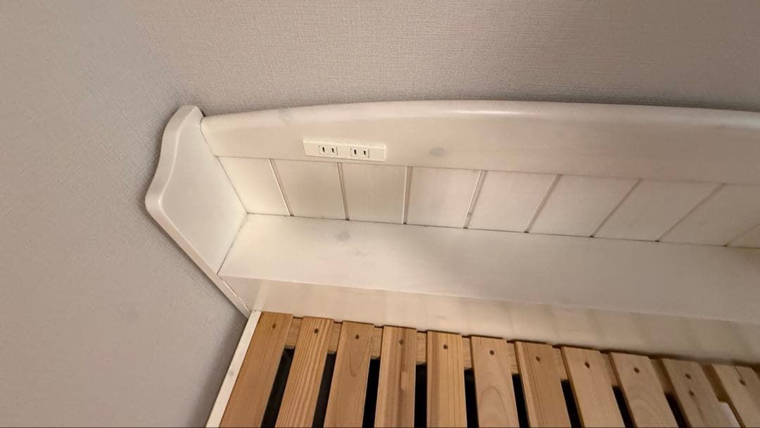 Dinosたっぷり収納スペース天然木ベッド シングル