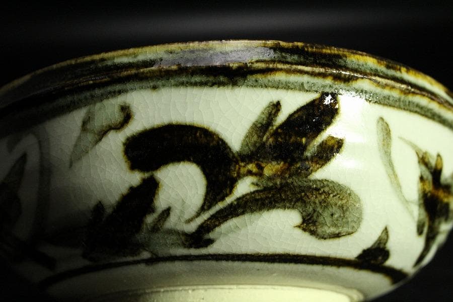 懐石器 清水六兵衛 窯 絵高麗茶花文 向付 鉢 五客 共箱 未使用K-YC644