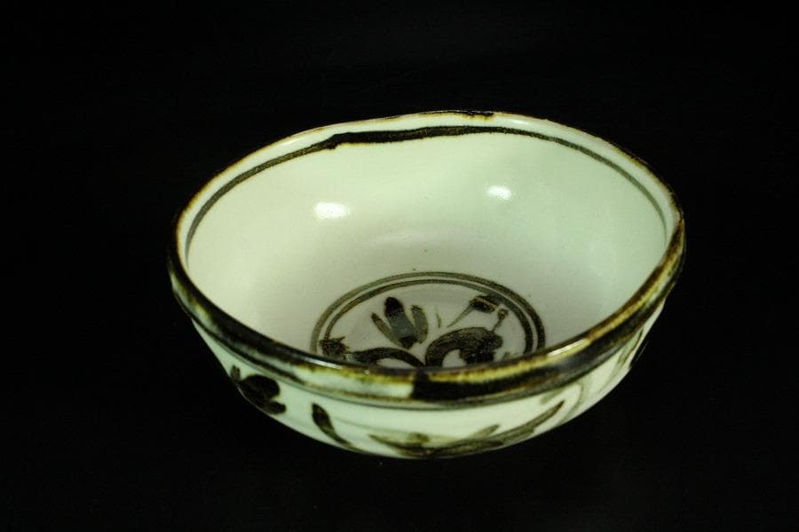 懐石器 清水六兵衛 窯 絵高麗茶花文 向付 鉢 五客 共箱 未使用K-YC644