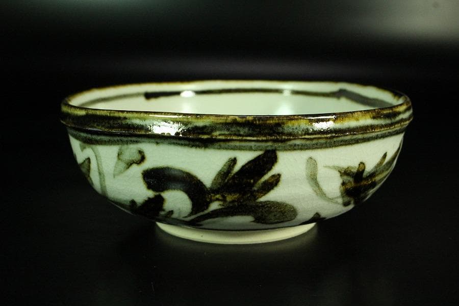 懐石器 清水六兵衛 窯 絵高麗茶花文 向付 鉢 五客 共箱 未使用K-YC644