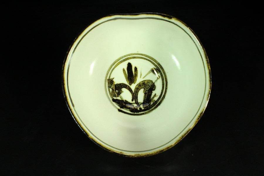 懐石器 清水六兵衛 窯 絵高麗茶花文 向付 鉢 五客 共箱 未使用K-YC644