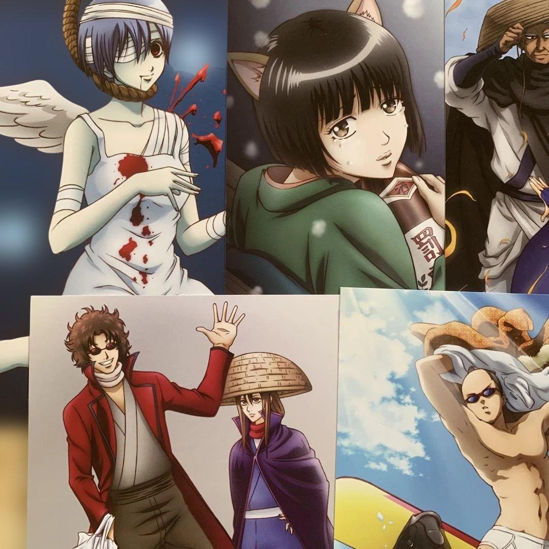 銀魂　特典　イラストカード　土方十四郎　坂田銀時 まとめ売り