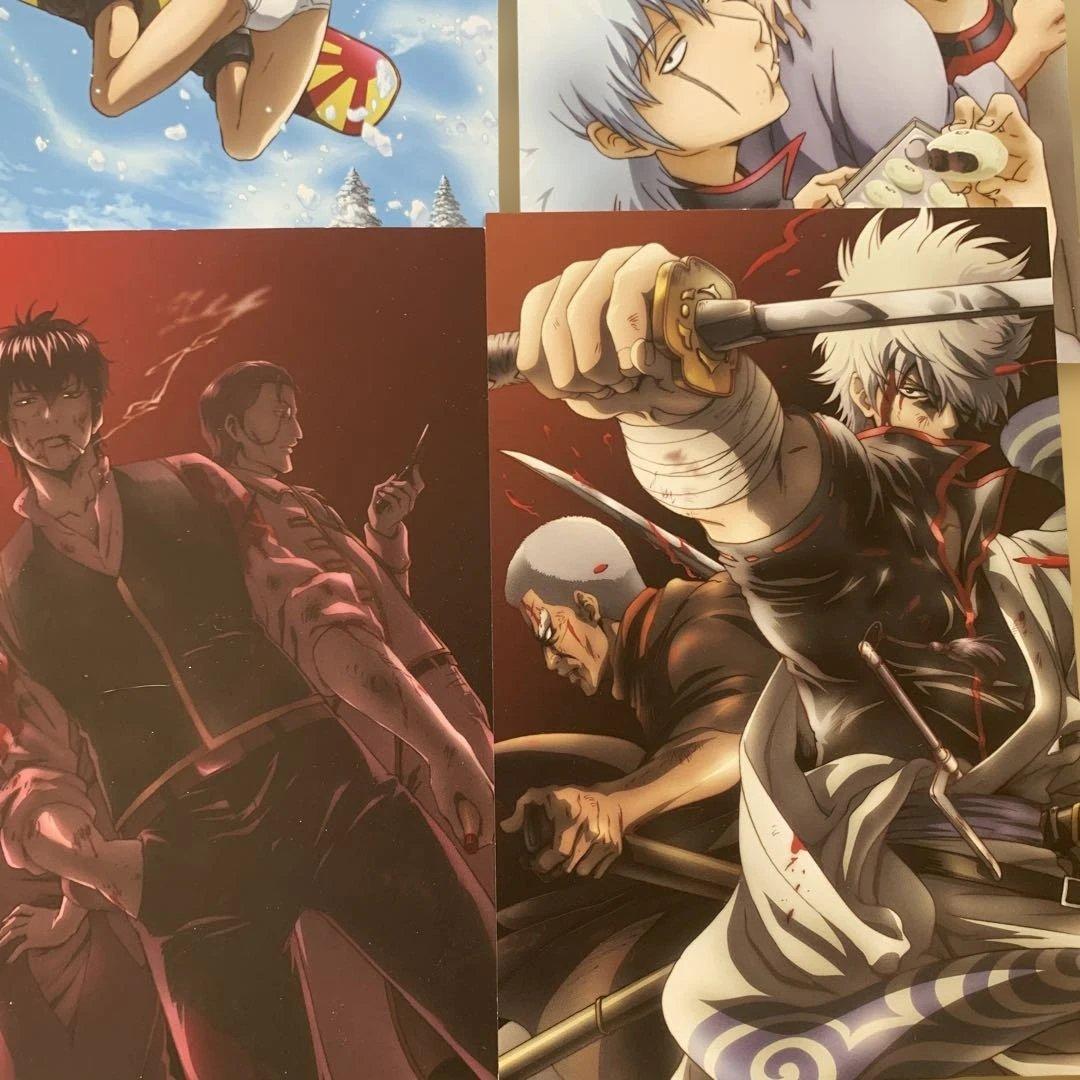 銀魂　特典　イラストカード　土方十四郎　坂田銀時 まとめ売り