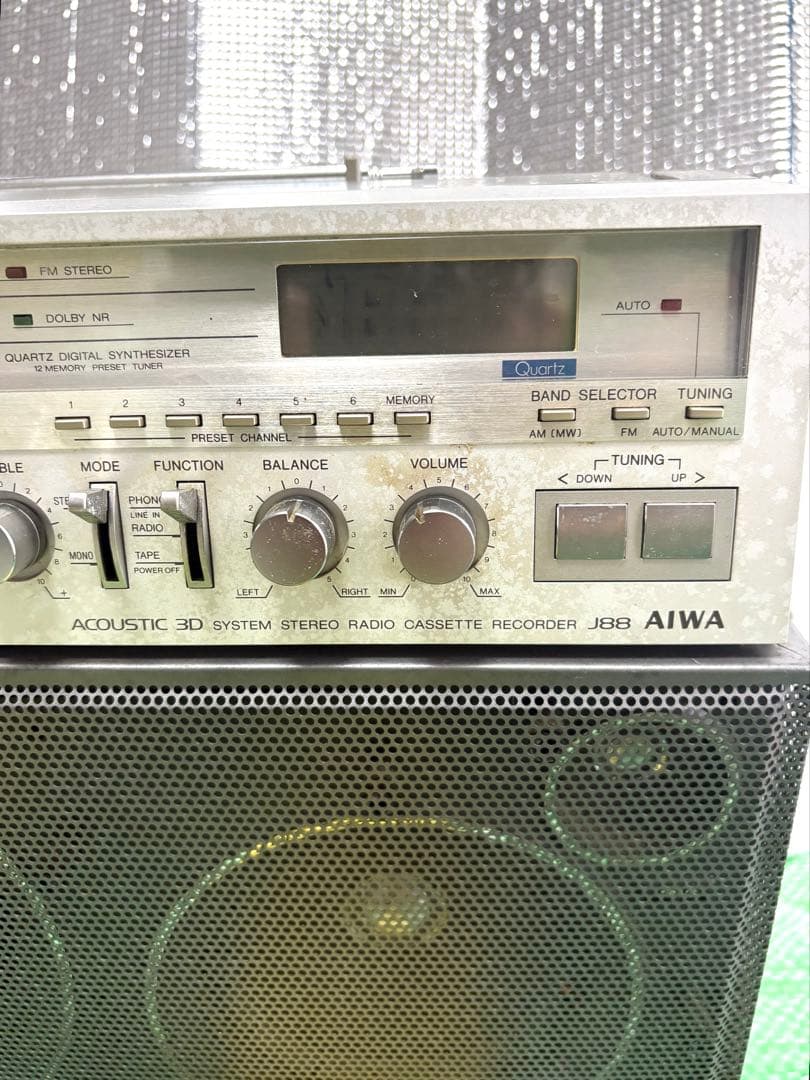 【ジャンク】AIWA CS-J88 ラジカセ アイワ