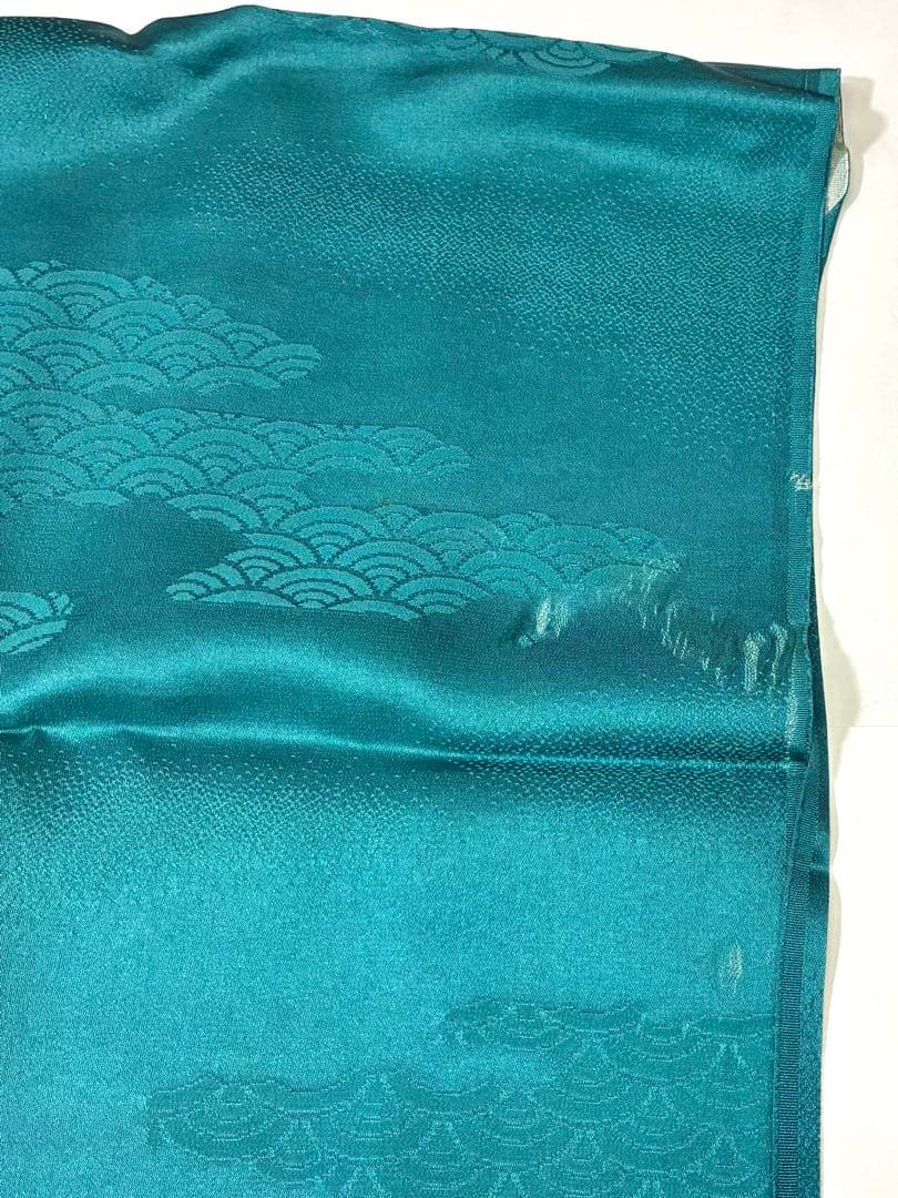 高級　西陣織　正絹　御部屋座布団地　２枚組　レトロ