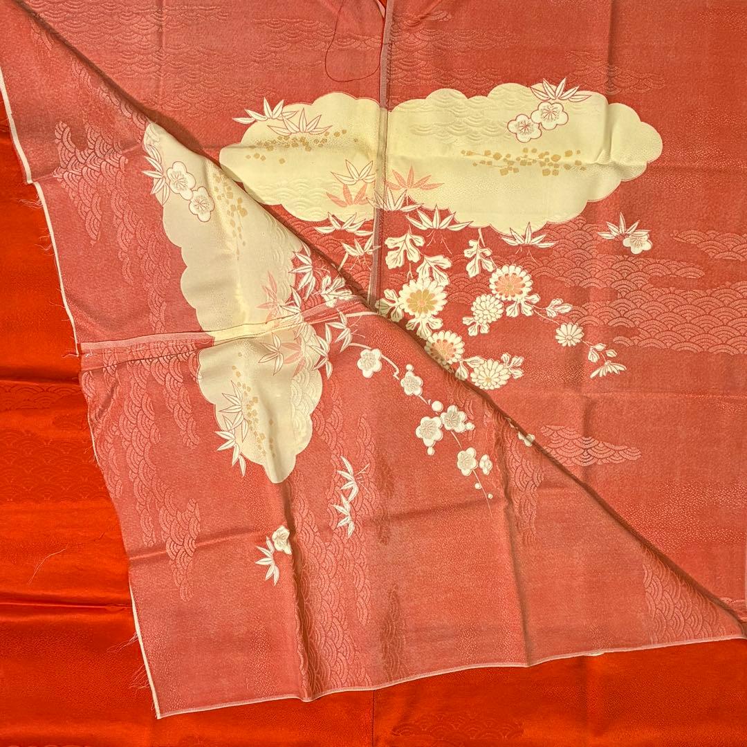 高級　西陣織　正絹　御部屋座布団地　２枚組　レトロ