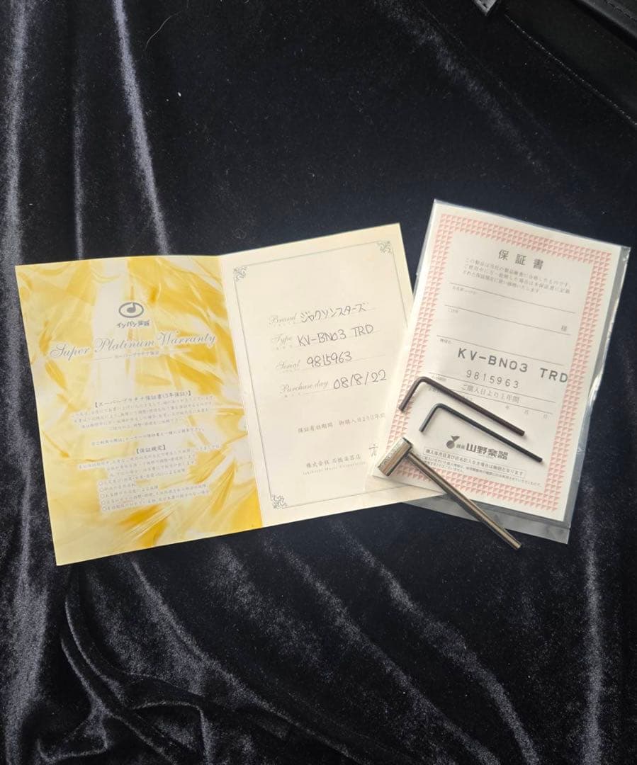 ​【新品同様・超希少】Jackson Stars KV-BN03 TRD