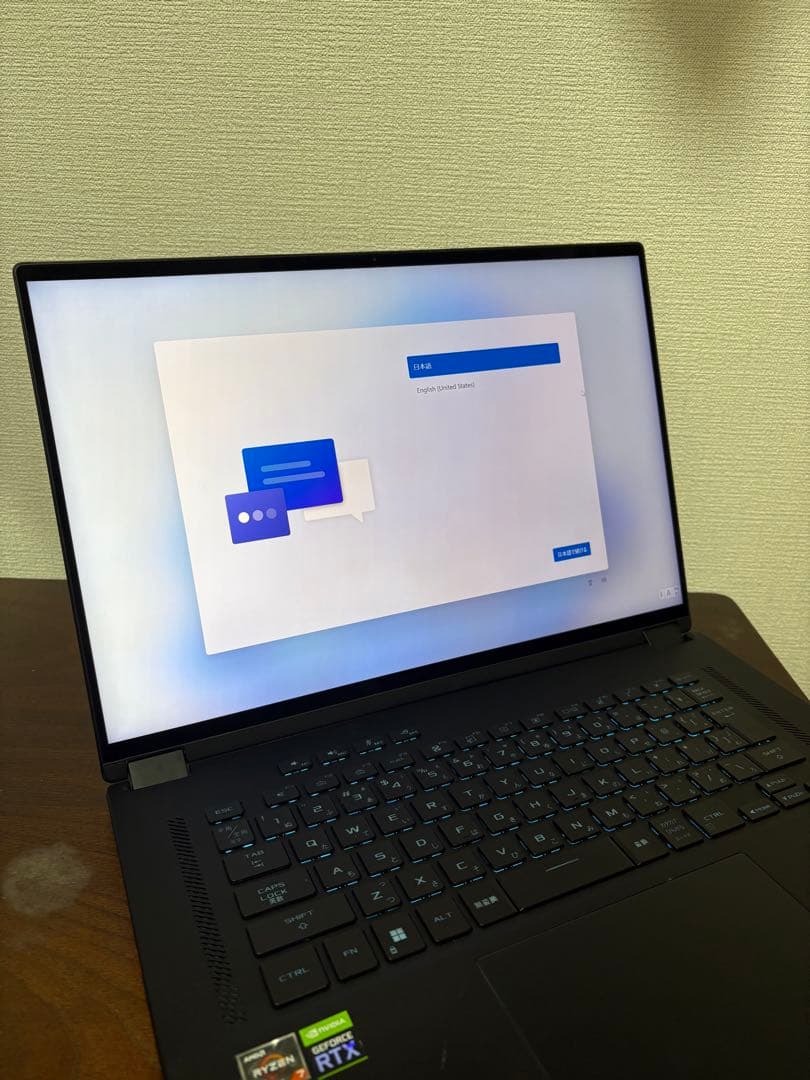 Windowsノート本体 ASUS ROG Flow X16 RTX3060/32GB/165Hz