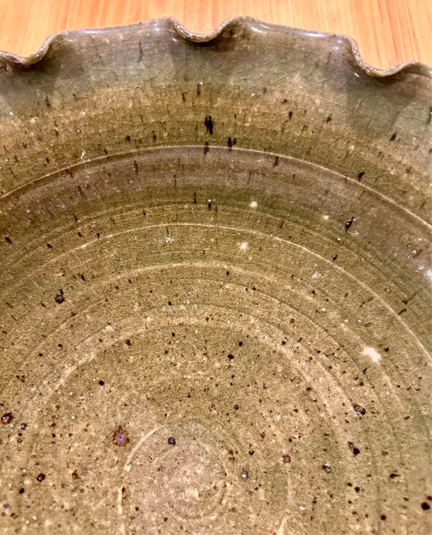 唐津焼き　中里鉄也作 　大皿