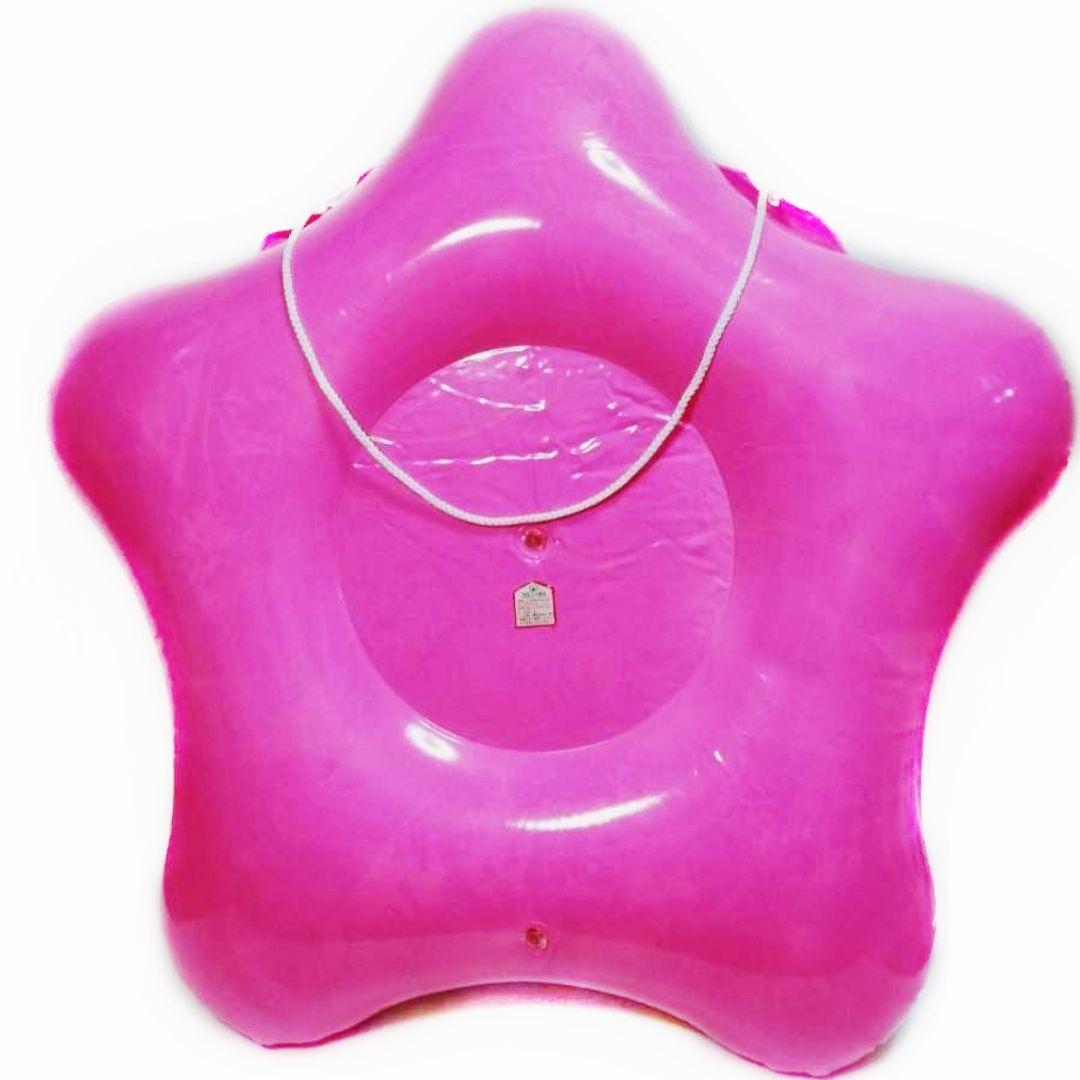 1998年 キキララ 浮き輪 90×90 星形 サンリオ リトルツインスターズ