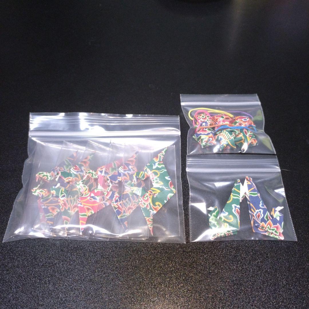 ミニミニ２羽の鶴6個＆願い星6個