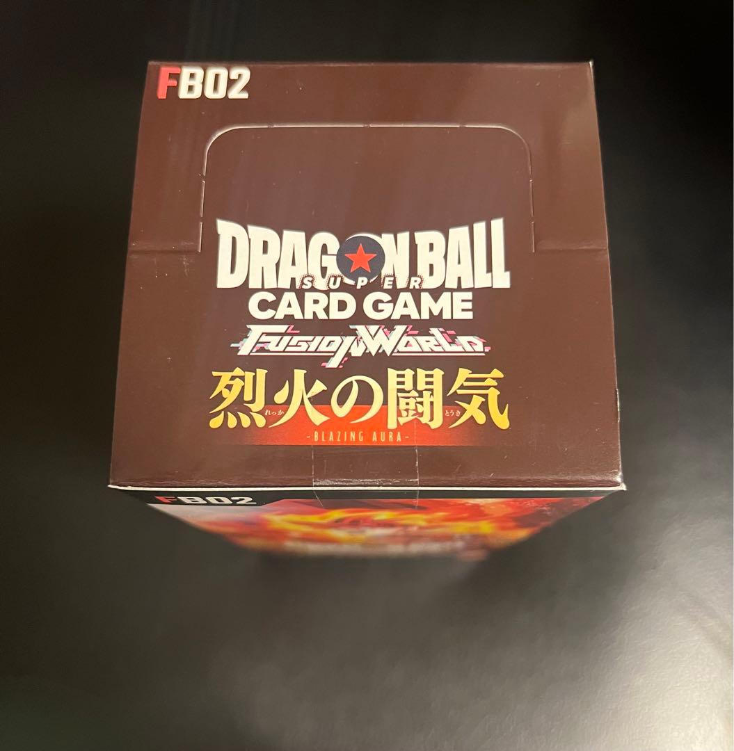 ドラゴンボールカードゲーム　フュージョンワールド　烈火の闘気box テープ付き