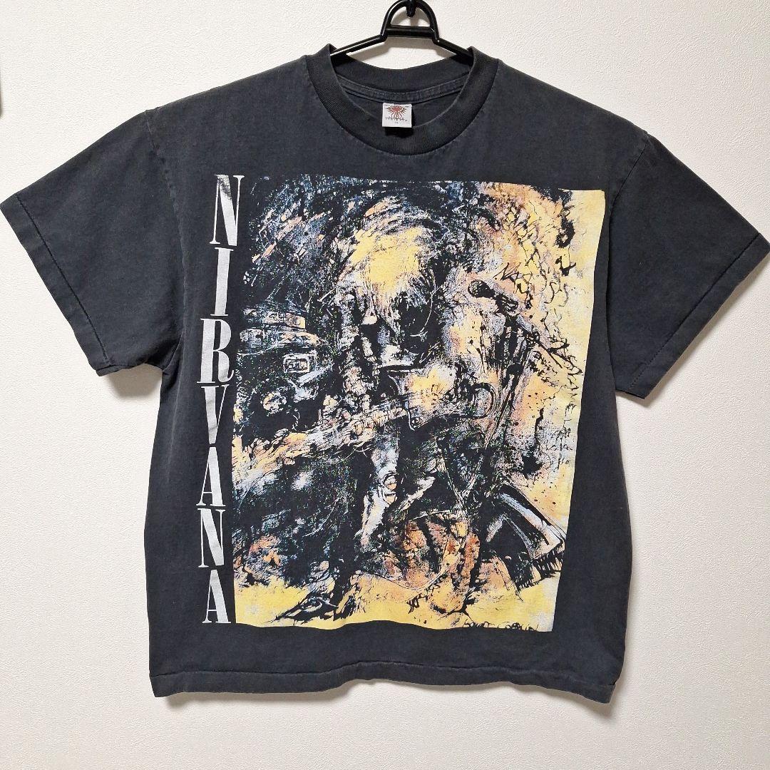 【希少/XL】NIRVANA In Utero Tシャツ 入手困難 美品 ブート