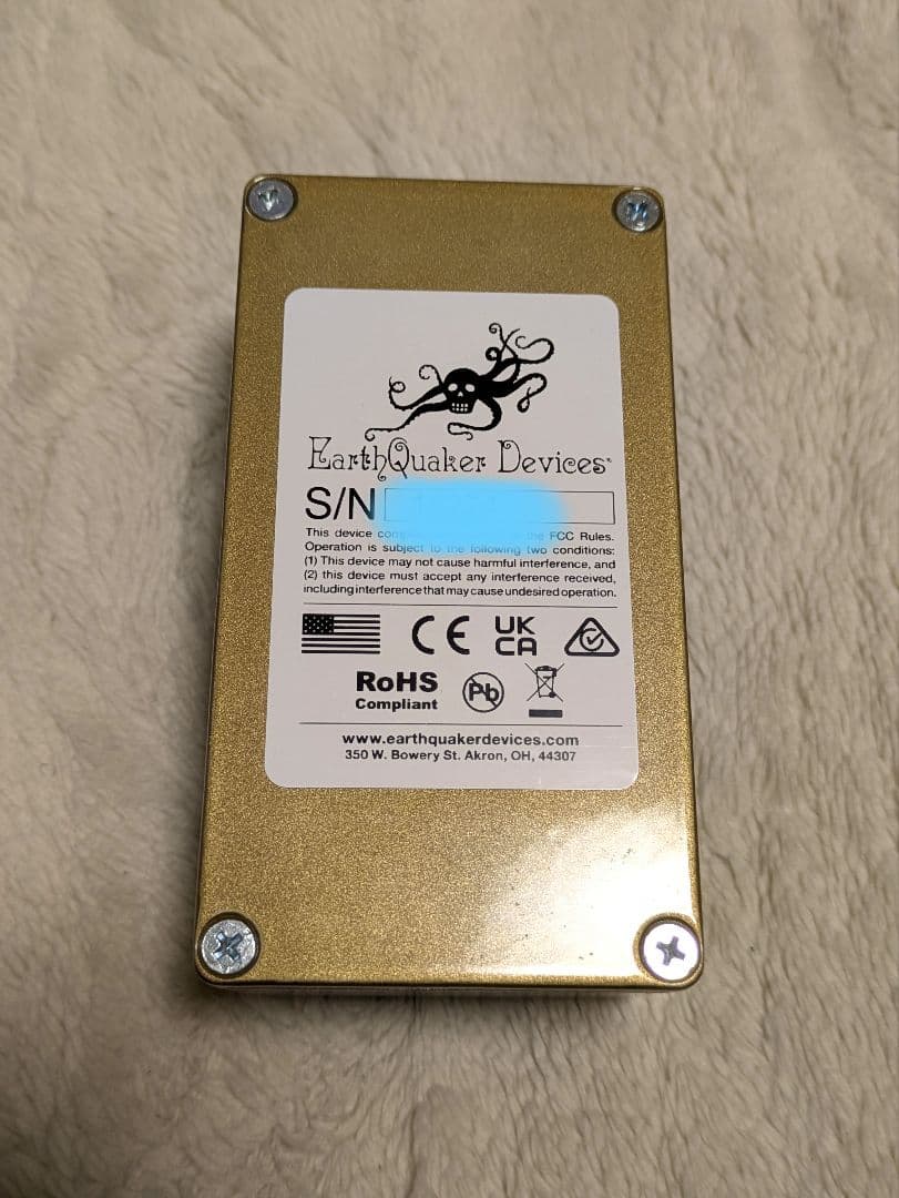 EarthQuaker devices hoof fuzz ビッグマフ