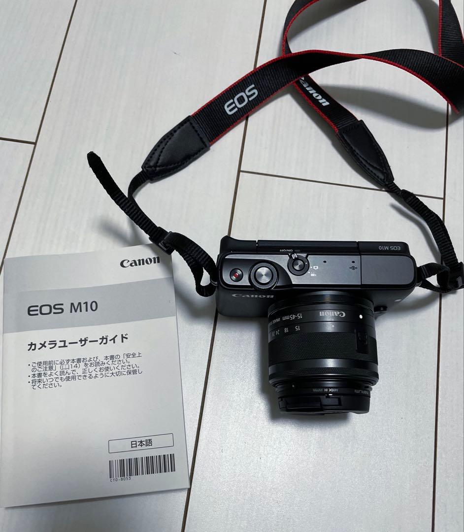 Canon EOS M10 デジタルカメラ レンズ 2個付き キャノン 黒