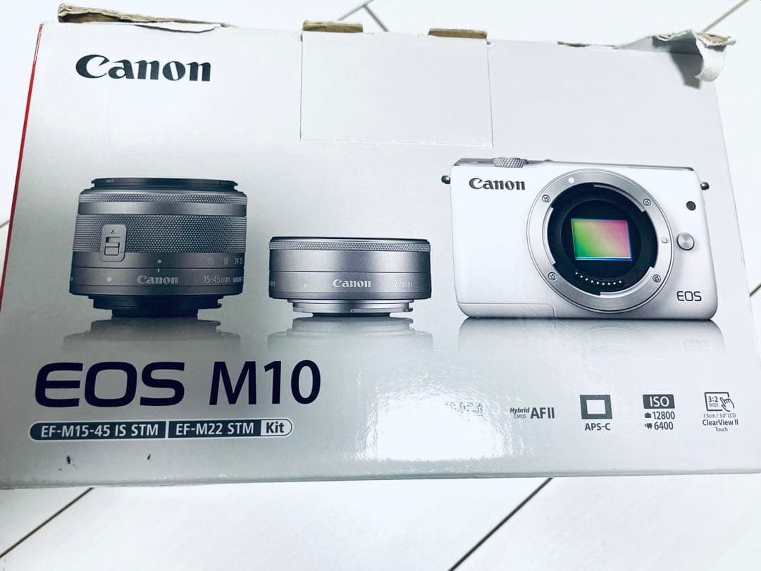 Canon EOS M10 デジタルカメラ レンズ 2個付き キャノン 黒