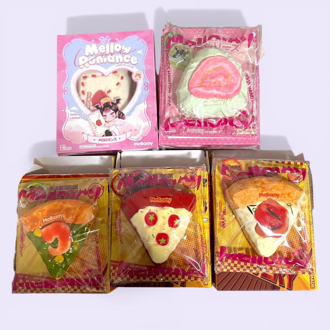 【新品未使用】Mellojoy スクイーズ まとめ売り 5点セット