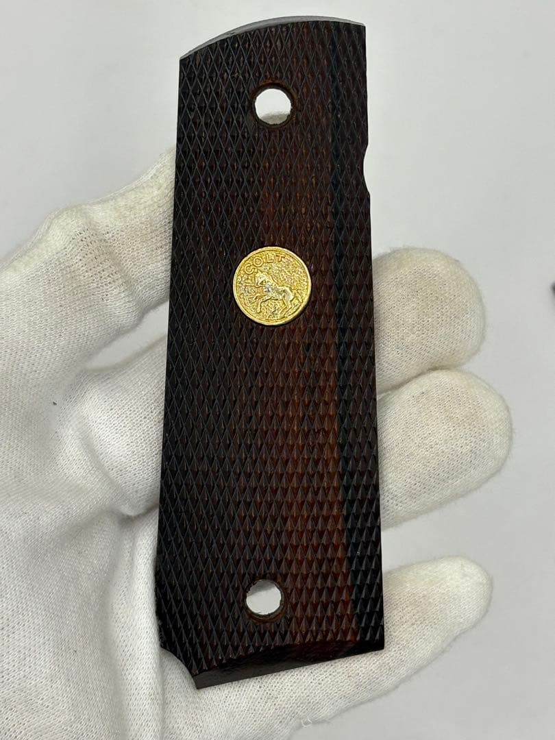 美品　WA ボブチャウ　ビンテージ　木製グリップ　メダリオン　ココロボ