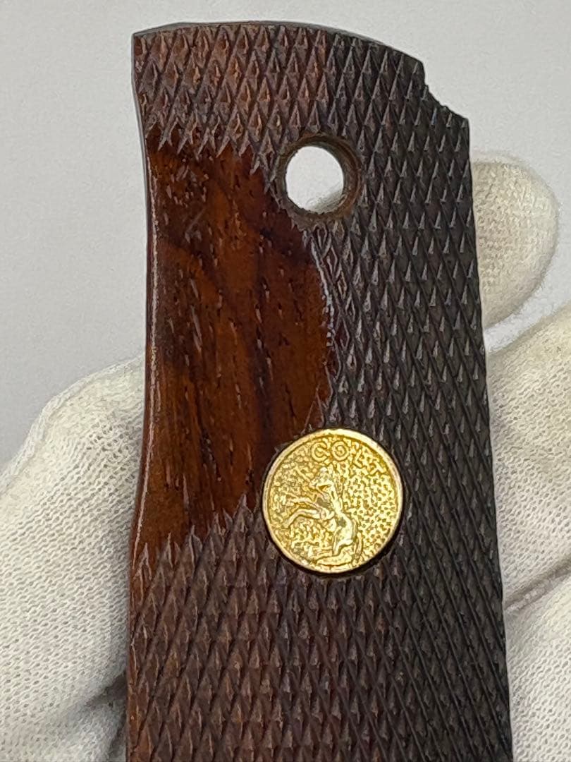 美品　WA ボブチャウ　ビンテージ　木製グリップ　メダリオン　ココロボ