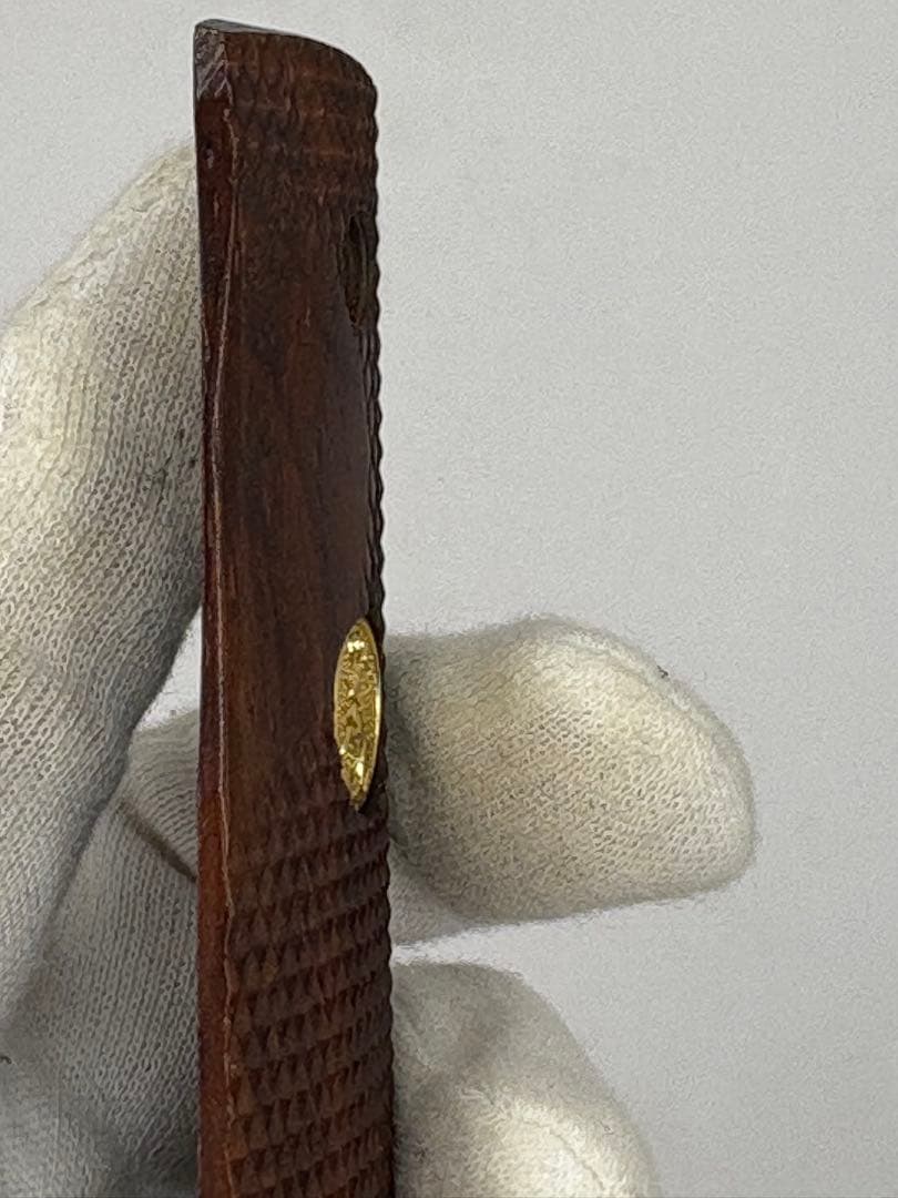 美品　WA ボブチャウ　ビンテージ　木製グリップ　メダリオン　ココロボ