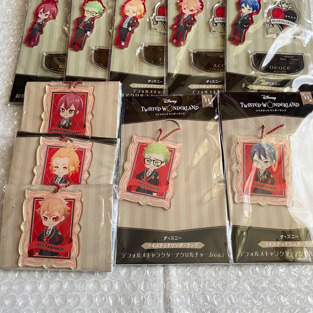 ツイステ　オンラインクジ　一番くじ　缶バッジ　アクスタ　他　ハーツラビュル寮