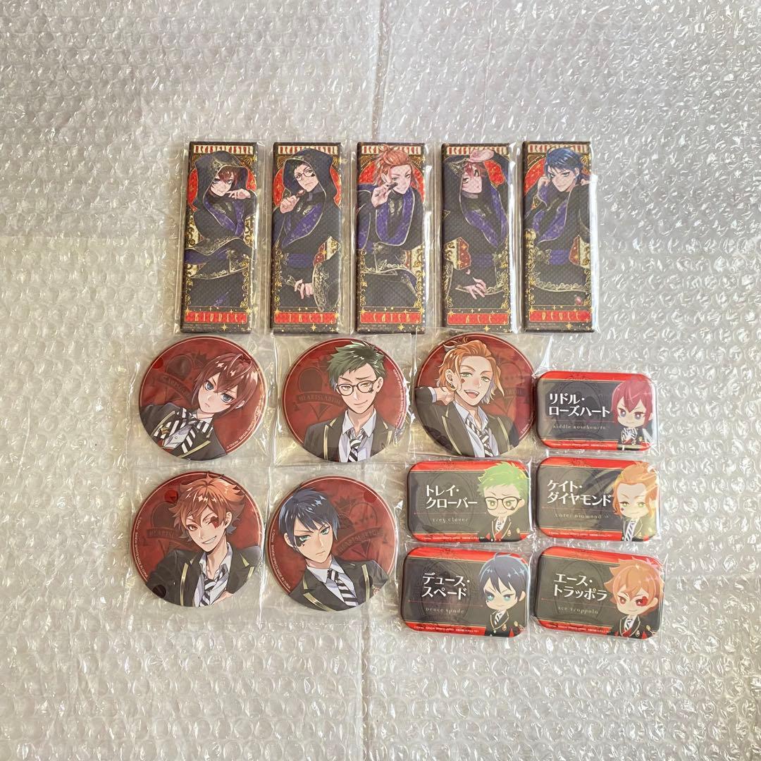 ツイステ　オンラインクジ　一番くじ　缶バッジ　アクスタ　他　ハーツラビュル寮