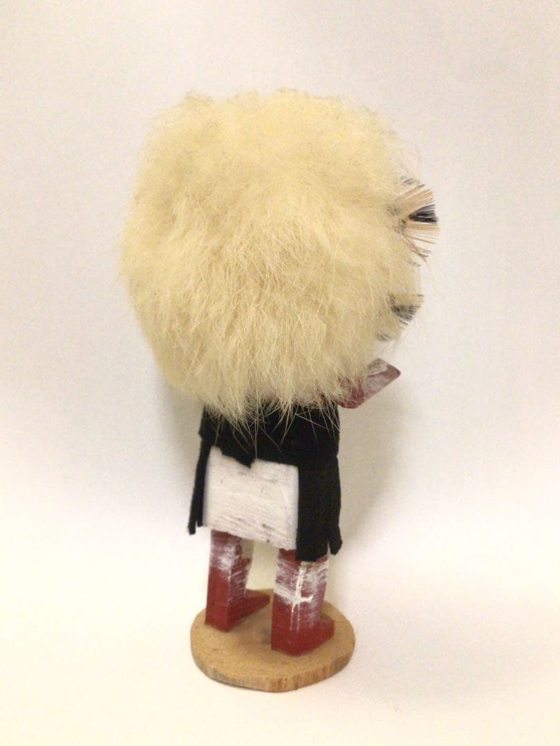 ナバホ族 Iaris Jim作 サンフェイスカチーナ★インディアンジュエリー