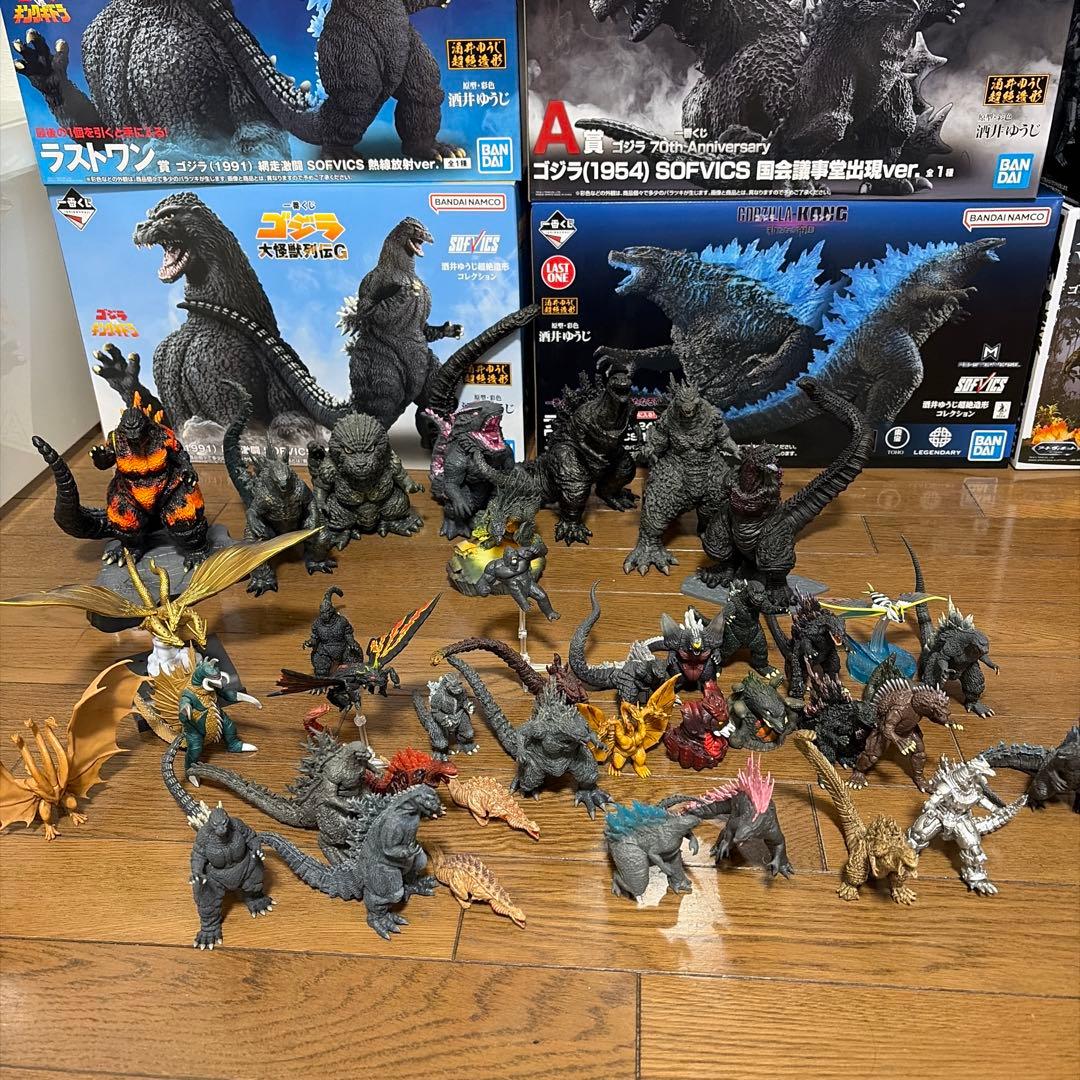 ゴジラフィギュアセット