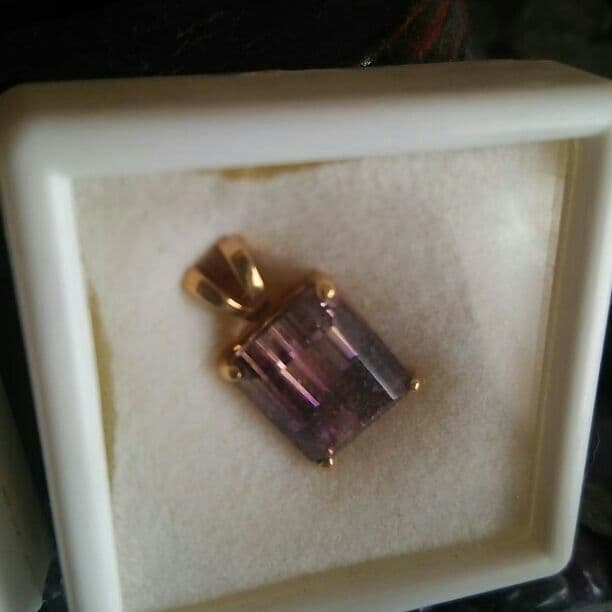 アメトリンペンダント宝石質、加熱無し