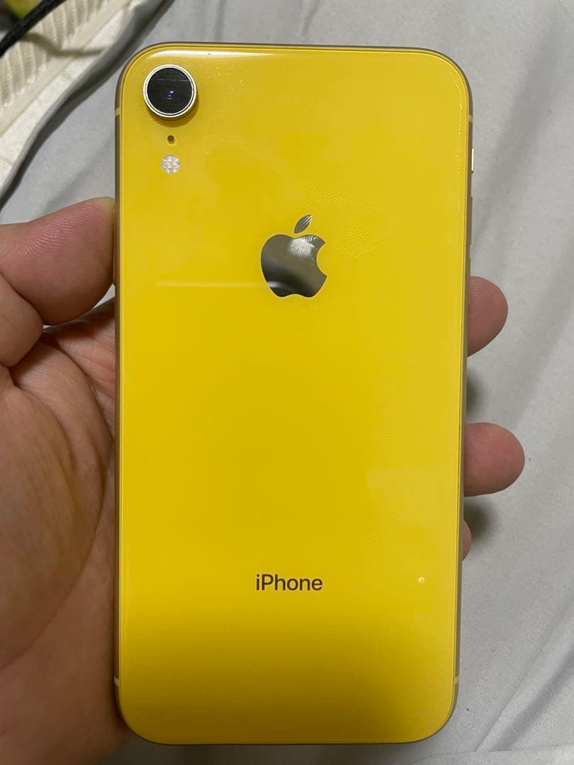 水没機　ジャンク品　iPhoneXR 64GB イエロー【SIMロック解除済み】