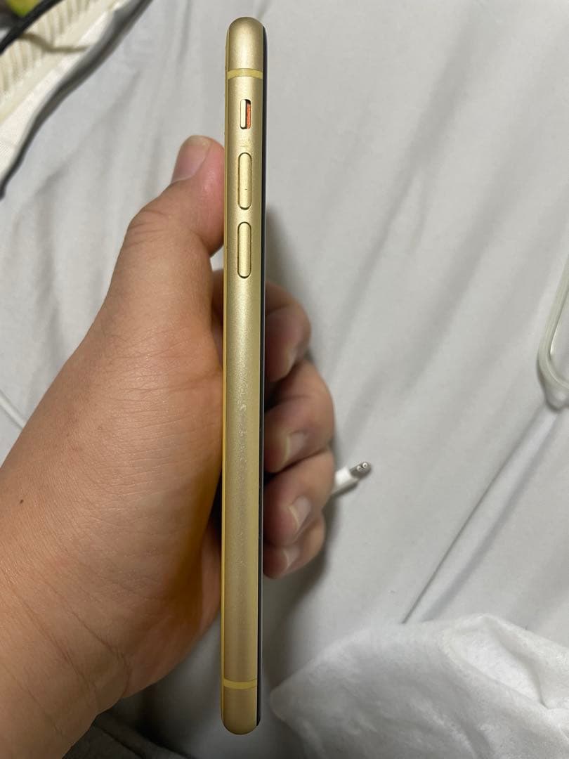 水没機　ジャンク品　iPhoneXR 64GB イエロー【SIMロック解除済み】
