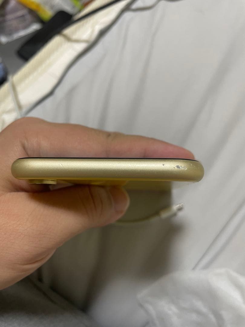 水没機　ジャンク品　iPhoneXR 64GB イエロー【SIMロック解除済み】